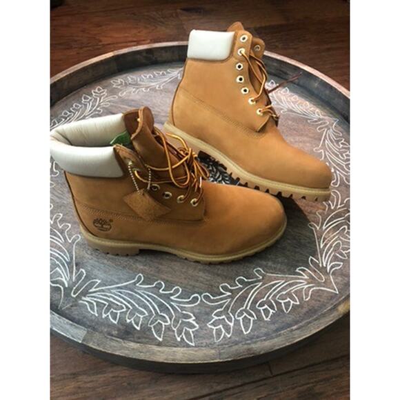 Men's Timberland Waterproof 6" Leather Work Boots- Sz 10.5 M - Picture 1 of 9